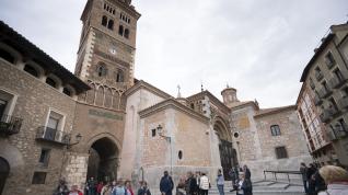 Inaguracion de la restauracion de las fachadas de la catedral de Teruel. 24-10-16 Foto Antonio Garcia/Bykofoto