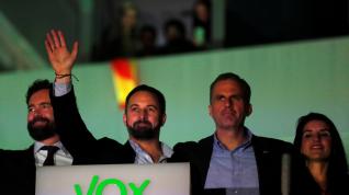Vox celebra su triunfo tras conocer los resultados electorales