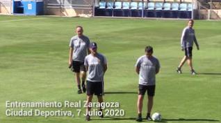 El Real Zaragoza comienza los entrenamientos para afrontar el partido frente al Tenerife