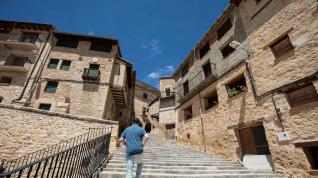 Localidad de Monroyo en el Matarraña de Teruel