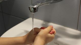 Higiene de las manos en los niños.