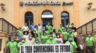 Demandan el paso de un tercer tren por Monzón