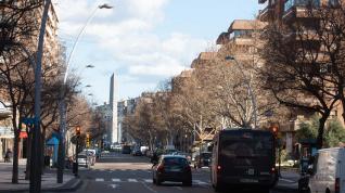 La avenida de Pablo Gargallo, en La Almozara, posible eje comercial número 12 del Plan de Comercio