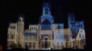 El Palacio de Cibeles se convierte en una espectacular felicitación navideña en 3D