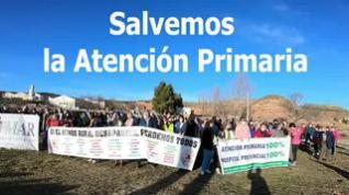 Protesta en Montalbán en defensa de la Atención Primaria