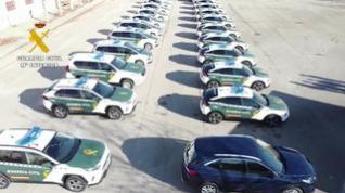 La Guardia Civil de Zaragoza estrena nuevos coches