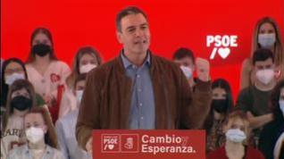 Sánchez pide concentrar el voto para evitar que el PP pacte con VOX en Castilla y León