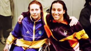 La nadadora paraolímpica Teresa Perales ayuda a otra deportista ucraniana y sus hijos a escapar de la guerra