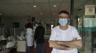 Ángel Antoñanzas, en el centro de salud Delicias Sur.
