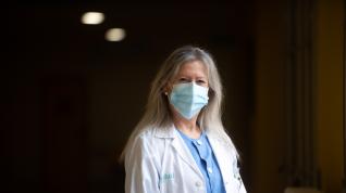 Juana Jiménez, en el servicio de Medicina Interna del Hospital Nuestra Señora de Gracia.