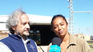 La actriz Berta Vázquez visita Casetas, localización para su nuevo corto