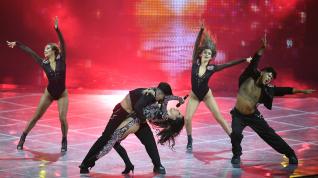 Chanel interpreta la canción ‘SloMo’ durante la final del festival de Eurovisión.