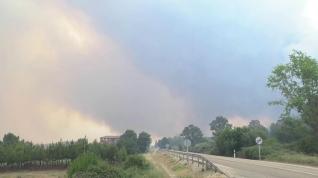 El incendio de Zamora ronda ya las 20.000 hectáreas quemadas y sigue activo