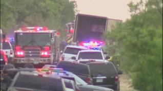 Hallan 46 muertos en un camión en Texas
