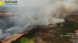 Incendio forestal Loporzano, Huesca