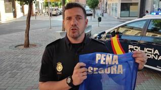 La Policía Nacional de Calatayud promueve la campaña "Peña Segura" para  San Roque