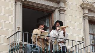 Dos pregoneros han sido los encargados de la inauguración del Mercado Medieval de Jaca.