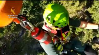 Rescate de un montañero enriscado en la Faja Tormosa