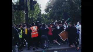 Enfrentamientos en Londres tras protestas iraníes