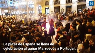 La comunidad marroquí de Aragón celebra el histórico triunfo de su selección