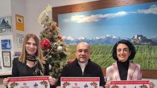 Menus Solidarios de Nochebuena barbastro Natia Amirashvili, Joaquín Trujillo y Silvia Peropadre