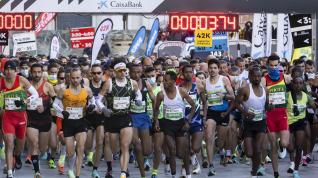 El Maraton de Zaragoza, en su edición de 2022.