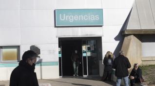 Entrada a las Urgencias del hospital Royo Villanova el pasado 4 de enero