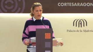 La portavoz del PP en Las Cortes, Mar Vaquero.