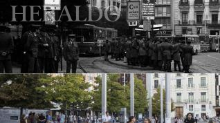 Zaragoza ayer y hoy: plaza de España