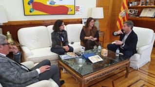 El consejero José Luis Soro se reúne con representantes de Agathe Daudibon.