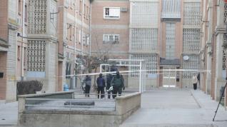 Foto de lugar del asesinato de una mujer en Villanueva de Gállego, un caso de violencia de género