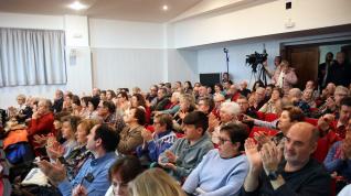 Público asistente este martes en Sabiñánigo a la gala #SoydelAltoaragón