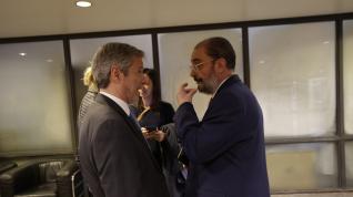 Homenaje a los diputados de la I legislatura en las Cortes de Aragón