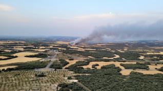El pasado mes de junio también se produjo un incendio en el vertedero de Gazo. incendio  unio de 2022