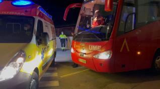 Desalojan por el incendio en Teruel y Castellón la residencia Sabía de Montán
