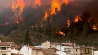 Incendio en Montant, Castellón.