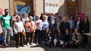 Vecinos de El Grado han celebrado este martes el 20 aniversario del Multiservicio rural.