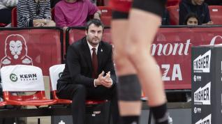 Carlos Cantero, entrenador del Casademont Zaragoza.