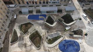 Fotos de la nueva plaza de Salamero de Zaragoza