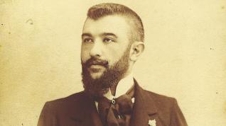 Retrato del escritor Darío Pérez en 1880 realizado en Calatayud.