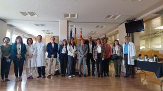 Visita al sector de Barbastro del general de Salud Digital, Información e Innovación del Ministerio de Sanidad, Juan Fernando Muñoz.