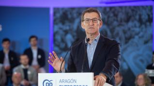 Acto de Feijóo en Zaragoza.