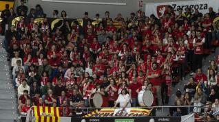 Foto de la final de la Copa de la Reina: Casademont Zaragoza-Perfumerías Avenida, en el pabellón Príncipe Felipe