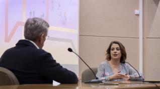 Entrevistas electorales de Heraldo, Entrevista de Mikel Iturbe a Emma Buj, candidata a la alcaldia de Teruel por el PP. Foto Bykofoto_Antonio Garcia_4. 19_04_23[[[FOTOGRAFOS]]]