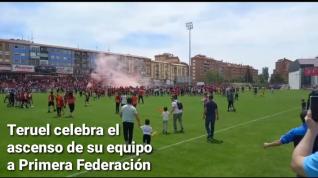 Teruel celebra el ascenso a Primera Federación