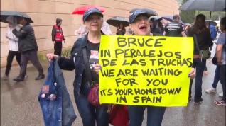 La lluvia no empaña la euforia de los fans de Bruce Springsteen