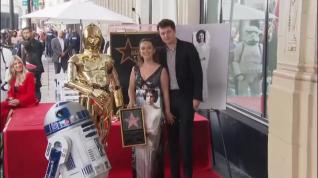 Estrella póstuma para Carrie Fisher en el Paseo de la Fama de Hollywood