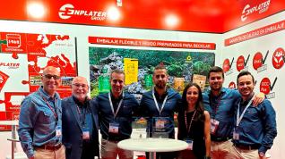 Equipo de Enplater Group que estuvo en la feria Pick&Pack de IFEMA en Madrid.