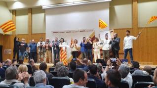 Soro en la presentación de la candidaturas de CHA en las Cinco Villas.