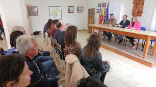 Reunión celebrada este martes en la localidad turolense de Alfambra.